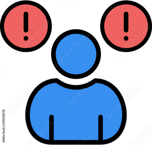 Foto Trouble Icon Element For Design