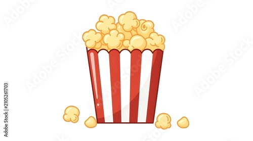 Popcorn bucket appears on a solid white background.