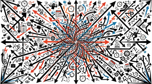 Geometric Panic Arrows and Symbols