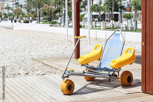 Beach Wheelchair. Accessibility, Inclusion