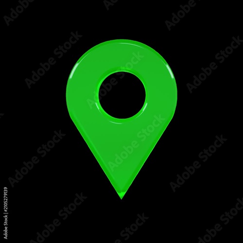 Green Geotag Icon
