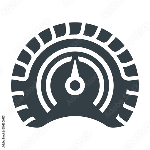 Speedometer gauge icon symbol dashboard