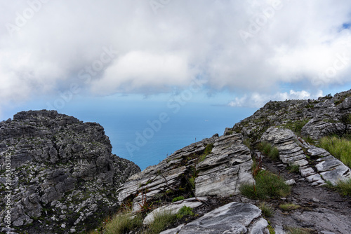 Panoramic View of Cape Town from Table Mountain, South Africa