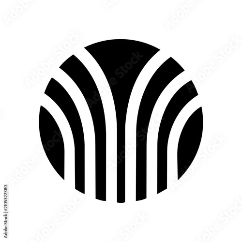 Modern Round Abstract Symbol for Branding