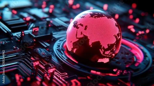 Vibrant holographic flight map showcasing big data analytics with an immersive glowing overlay for enhanced visualization