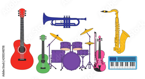 Musical Instruments for Music Making Fun.