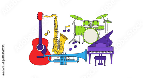 Musical Instruments for Music Making Fun.