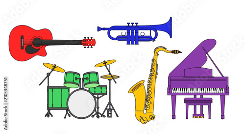Musical Instruments for Music Making Fun.