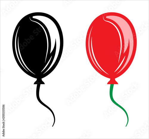 Balloon Stylized Icon M_2606001