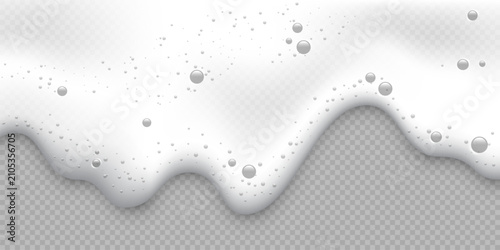 Cuadro en lienzo White foam background