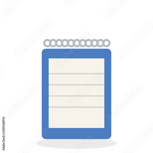 Notebook vector element 