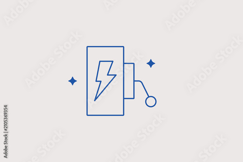 Tableau sur toile High voltage switchboard line icon for electrical sub station