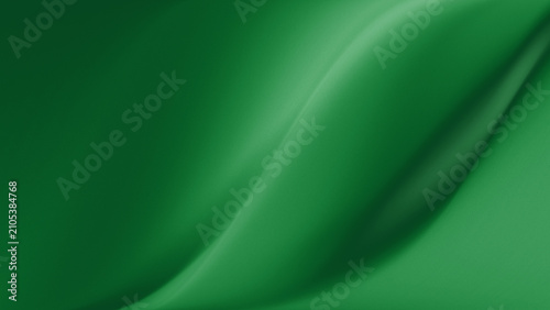 Foto composition of soft and harmonious green gradient organic curves with a clean ma