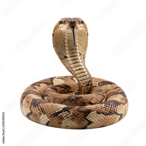 Coiled Precision A Studio Portrait of the Rattlesnake