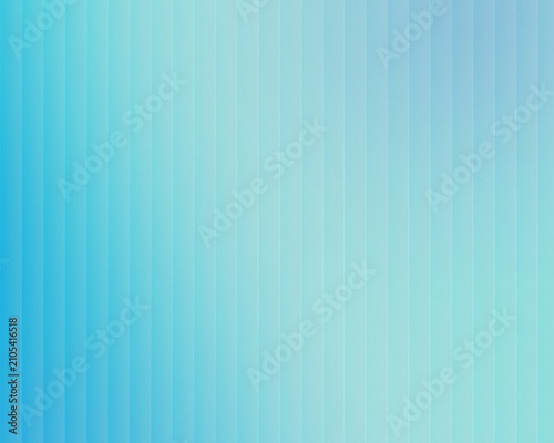 Fényképezés Elegant aquamarine and pastel blue vertical fluted wall texture with bright asym