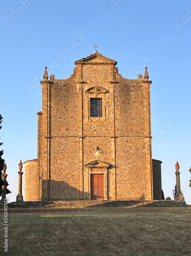 Volterra village The Church of Santi Giusto e Clemente is a Roman Catholic church in Volterra, Tuscany, Italy.