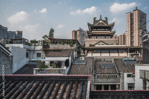 Canvas Print Yongqingfang Historic District, Guangzhou - Traditional Chinese Architecture