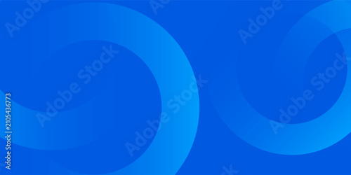 Blue gradient abstract circle shape background vector design