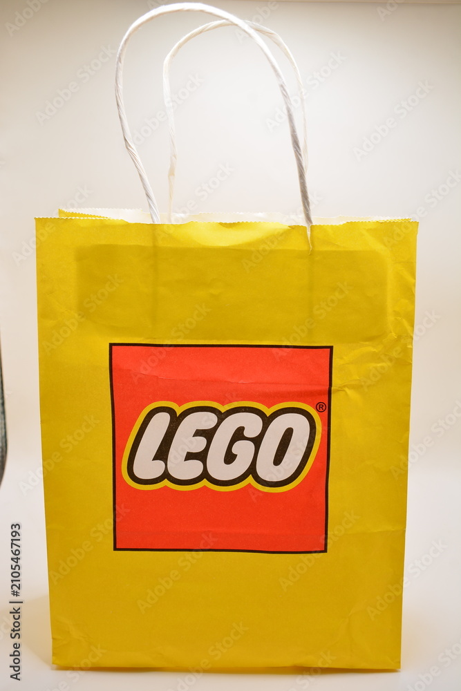 Fototapeta premium Lego paper bag in Manila, Philippines