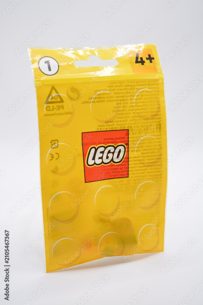 Fototapeta premium Lego plastic pouch in Manila, Philippines
