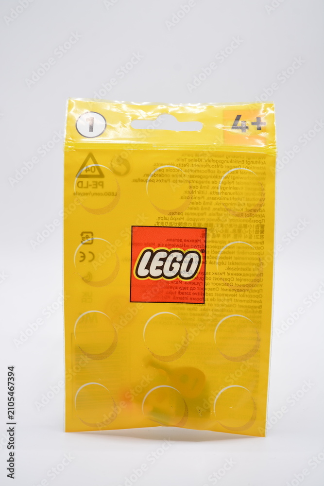 Fototapeta premium Lego plastic pouch in Manila, Philippines