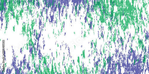 Canvastavla Two-tone abstract artistic background with green and violet vertical brush strok