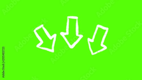Animated Down Arrow Icon Motion