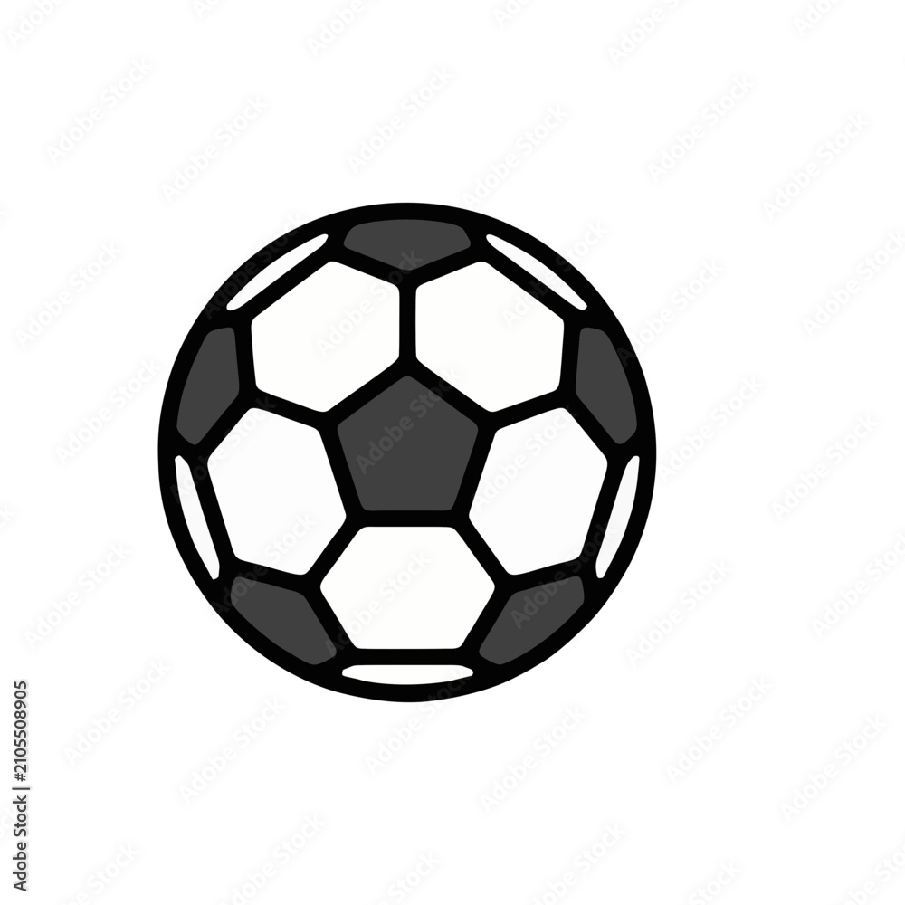 Fototapeta premium Soccer Ball Sports Icon