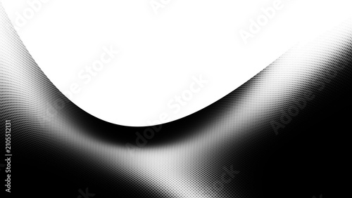abstract background with black dots wave
