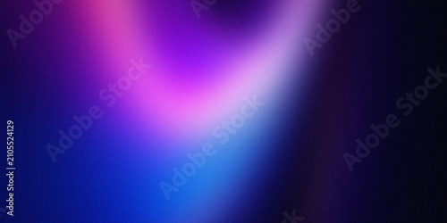 Hand made purple blue neon gradient abstract light beam