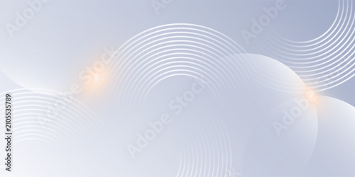 Abstract gray modern background with circle elements. Digital technology concept. Eps10