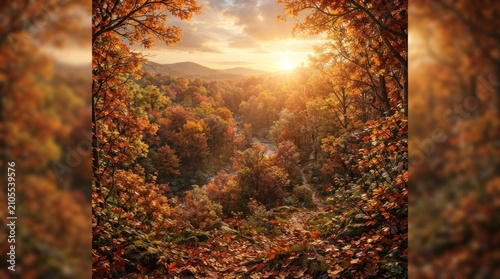 autumn in the woods