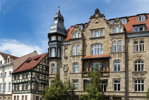 Foto The town of Eisenach at Thuringen former German Democratic Republic