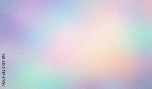Konstfotografi Abstract bright iridescent pastel gradient background with holographic fluid wav