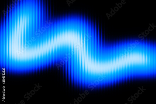Abstract Cyan Blue Gradient Background with Luminous Vertical Stripes, Soft Glow Effect, Digital Technology Wallpaper, Modern Minimal Graphic Design, High Resolution Texture