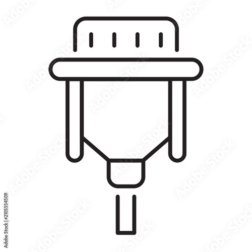 Computer Hardware Connection Icon Vector Graphic