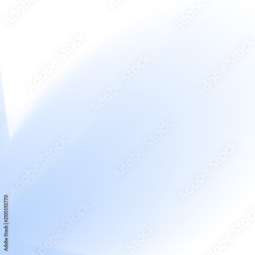 Abstract minimal white background with soft blue waves and copy space