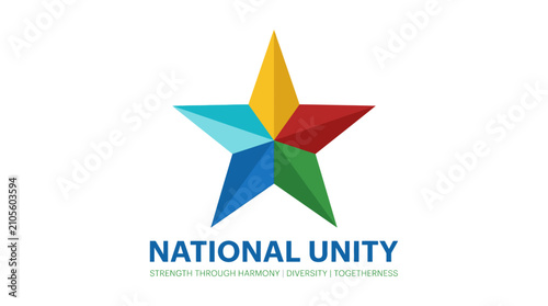 National Unity Constitution Commemoration Star Emblem Design