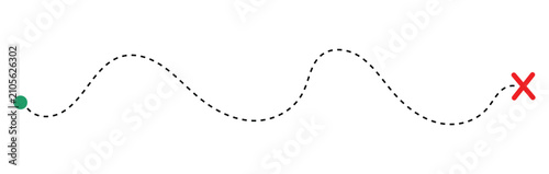Tableau sur toile Treasure map element