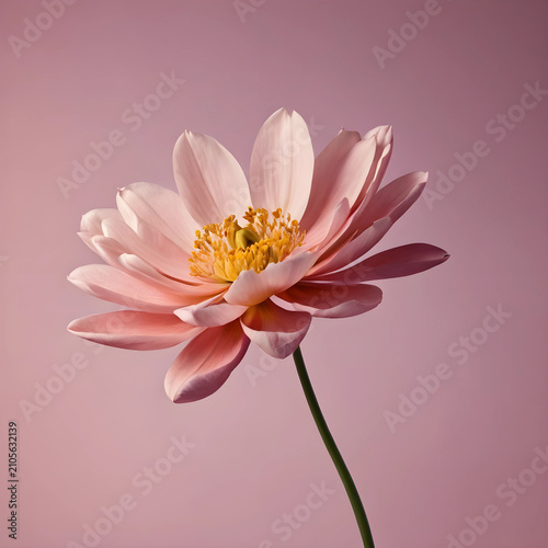 Pink flower with delicate p...
