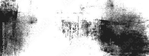 Distressed black dots dotted texture effect -  halftone gradient, distressed halftone gradient with grunge fade, isolated on transparent or white background png