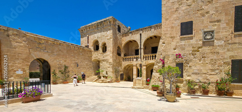 Obraz na plátně Magisterial Palace in Fort St Angelo, Birgu, Malta