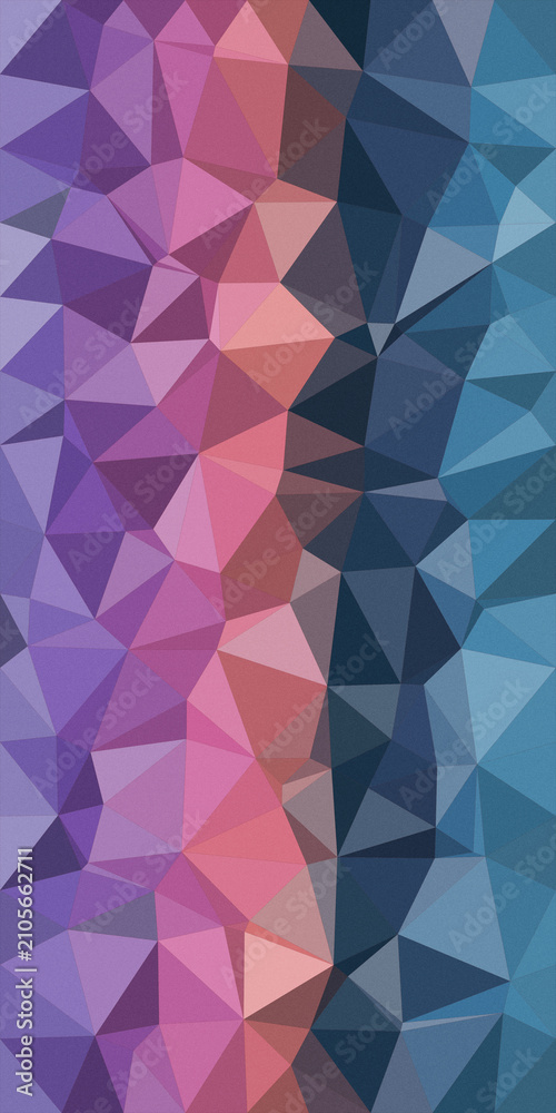 Obraz premium A vivid abstract polygon pattern background blends purple and blue tones with a modern geometric feel, ideal for tech, design, and creative website layouts.
