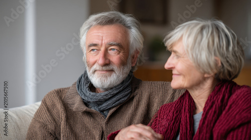 Caregiver Supportively Holding Senior Man Hand