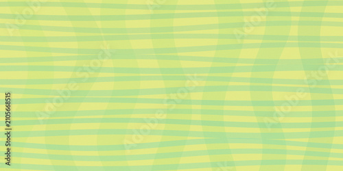 Tableau sur toile Soft pastel plaid pattern in gentle green, yellow, and cream tones, offering calm, springlike style with lots of blank space for text or branding