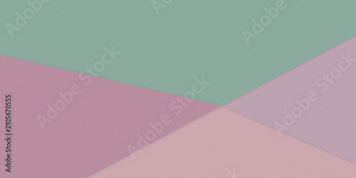 Canvastavla Minimal pastel geometric shapes in soft pink, mint, and white create a calm, modern backdrop with ample copy space for branding and design use