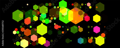 Fotografie Aromatic benzene molecule – Scientific abstract background (EPS10)