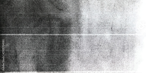 Quadro su tela Digital noise glitch abstract background with interference monochrome gradient a