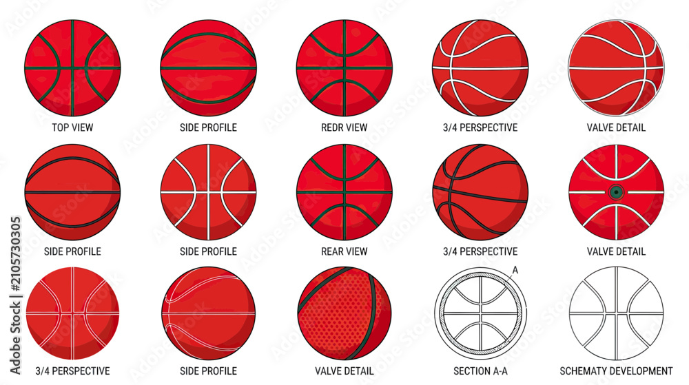 Fototapeta premium Basketball Views and Details Collection