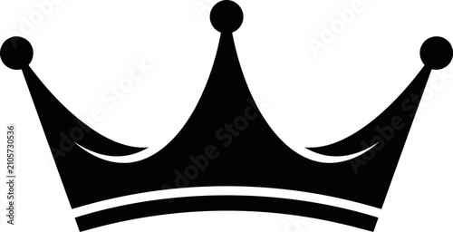 Obraz na plátně Royal crown icon, king or queen symbol